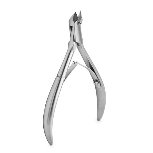 Cuticle Nipper - Double Spring Matte Silver 6